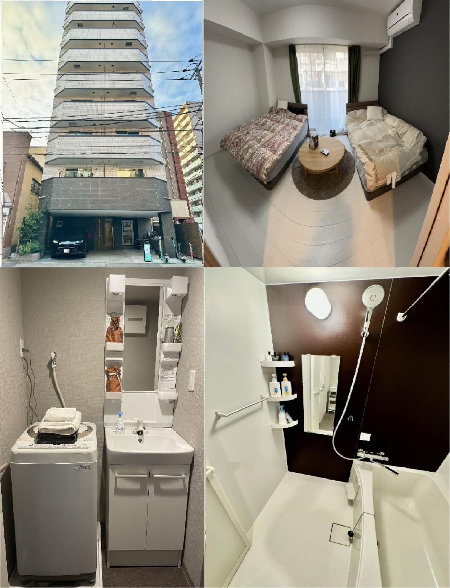 Calum Asakusa Imado Tokyoカルム浅草今戸ツインルーム新築民泊東京浅草隅田川今戸神社近くスカイツリー見えるコンビニコインランドリー近くある浅草駅まで徒歩圏内アクセス便利成田空港羽田空港銀座渋谷東京駅直通 외부 사진